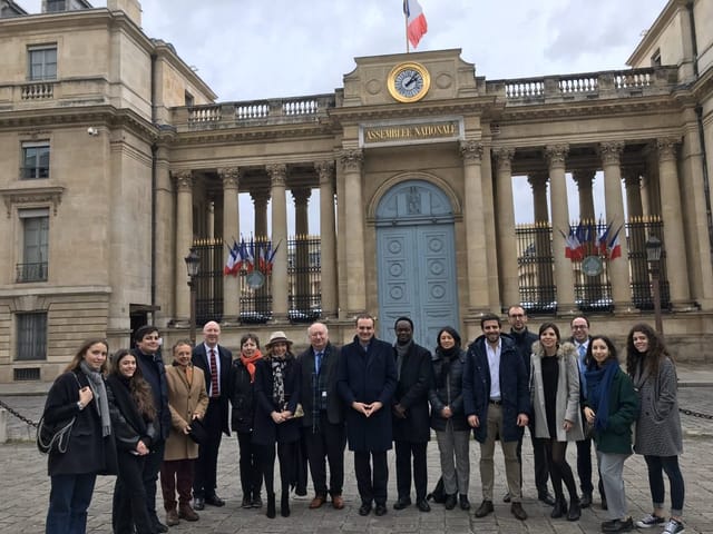 Déplacement et rencontre à l'Assemblée Nationale à Paris